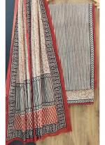 Cotton Multi Colour Casual Wear Printed Salwar Suit